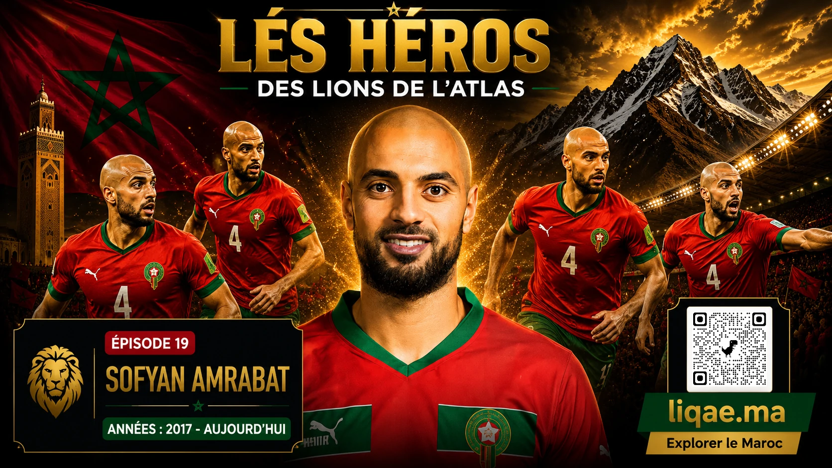 Portrait de Sofyan Amrabat