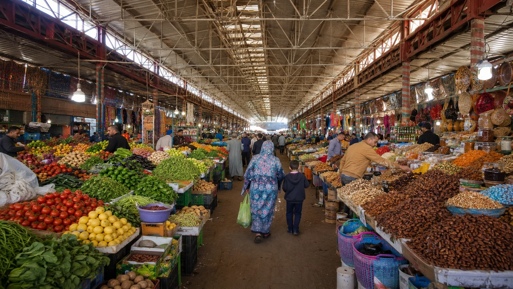 Souk El Had d'Agadir, l'une des grandes portes d'entrée du marché