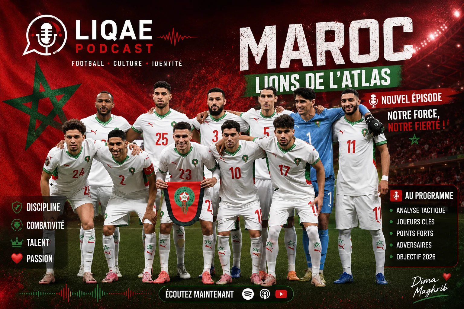Lions de l'Atlas au Mondial 2026