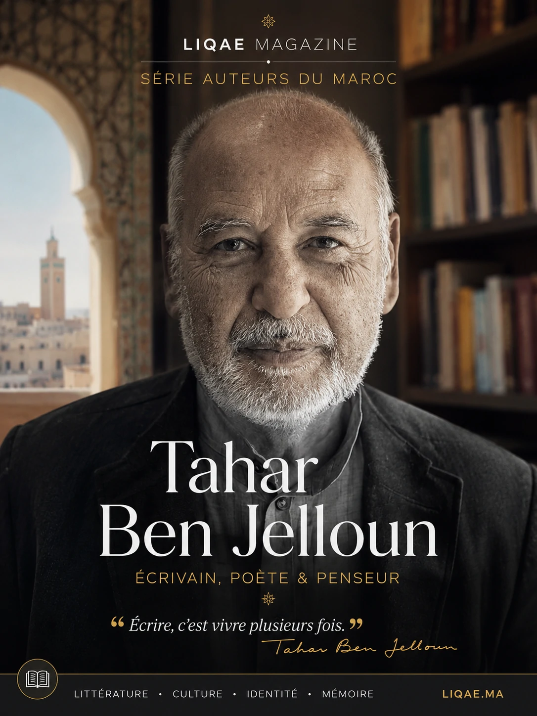 Portrait de Tahar Ben Jelloun