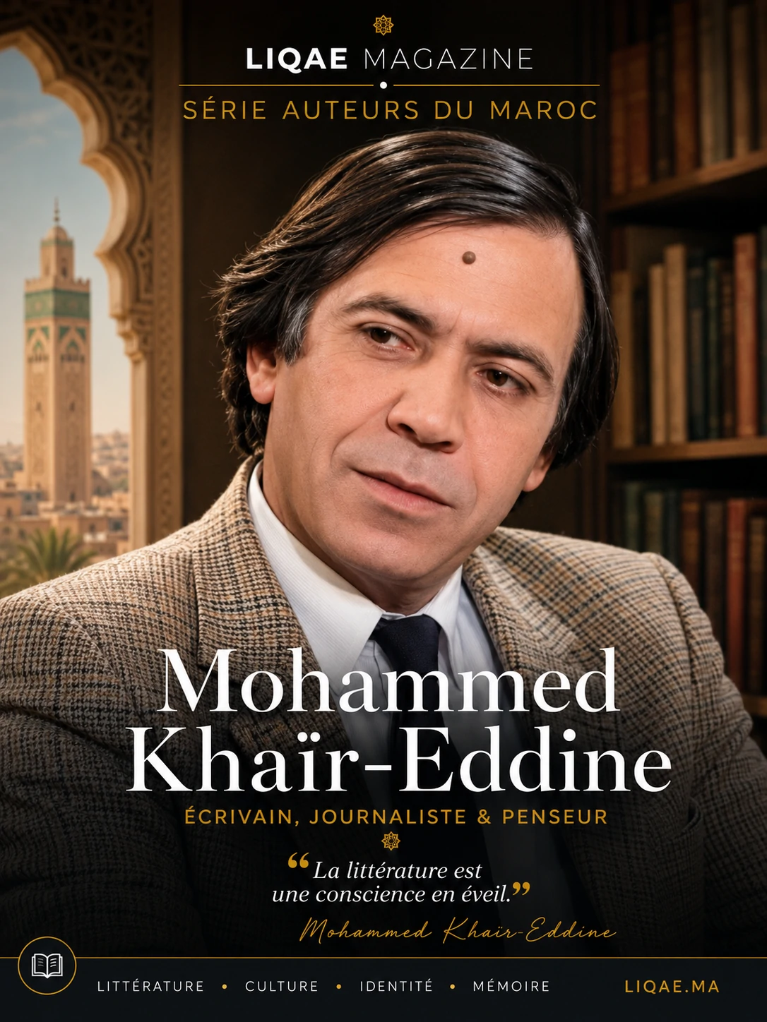 Portrait de Mohammed Khaïr-Eddine
