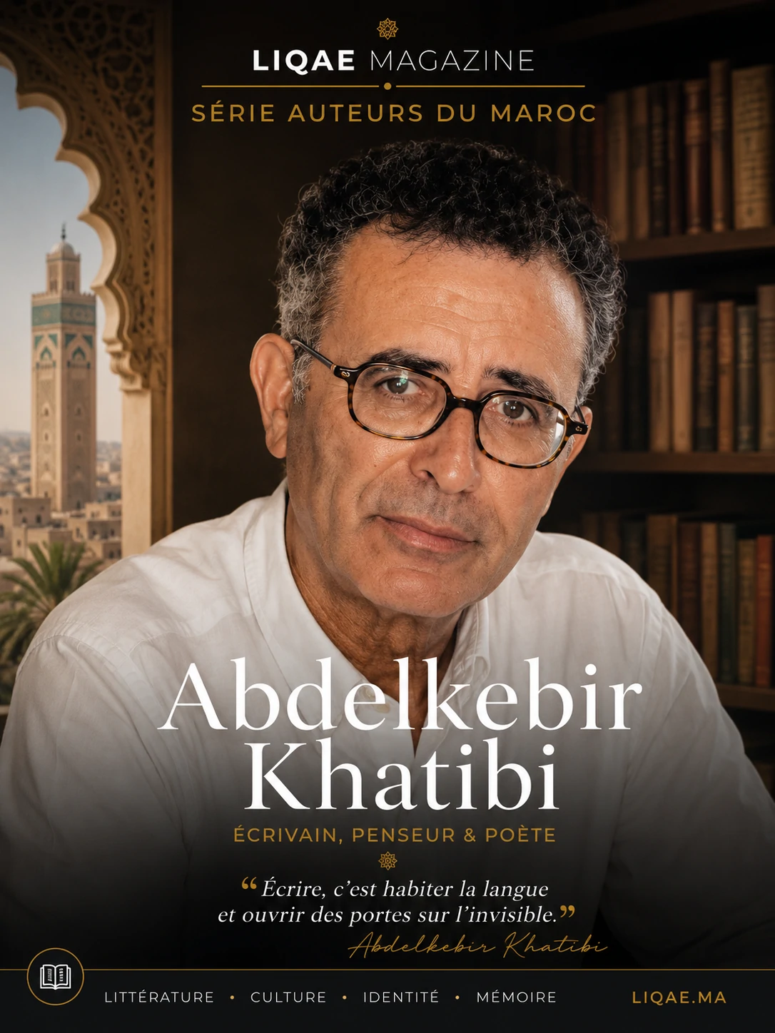 Portrait d'Abdelkébir Khatibi