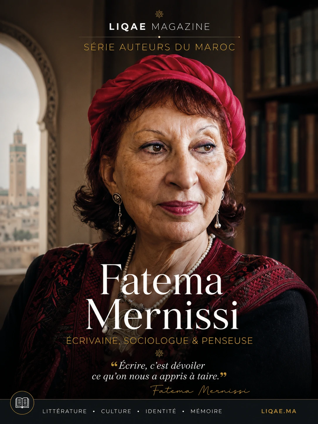 Portrait de Fatema Mernissi