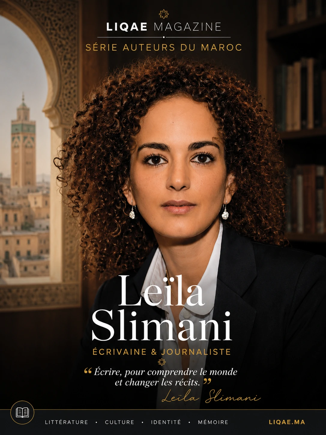 Portrait de Leïla Slimani